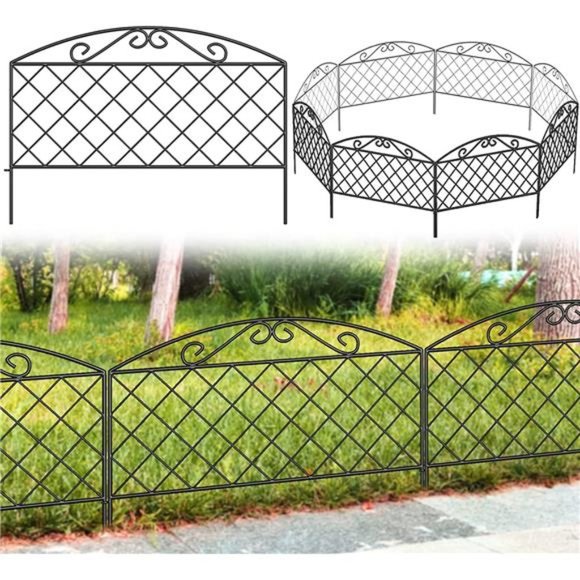Garden Fence 17 in (H) x 10 ft (L),Dog Fence Animal Barrier